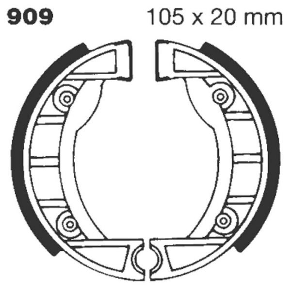 Zapatas de freno EBC EBC Standard 909