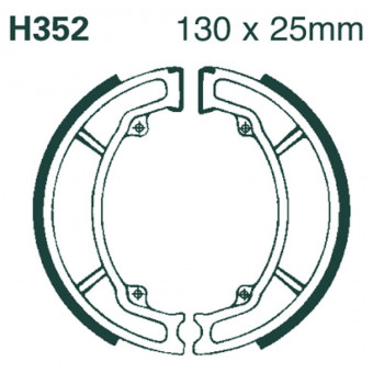 Zapatas de freno EBC EBC Standard H352 Zapatas de freno EBC EBC Standard H352