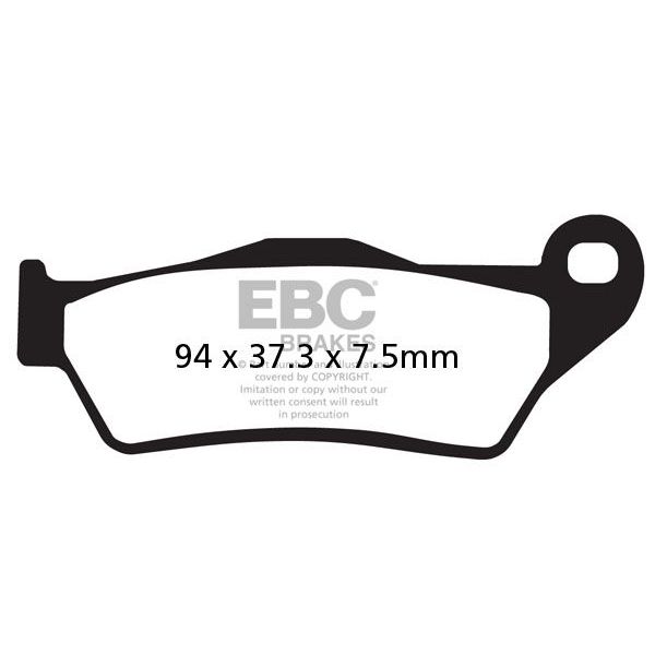 Pastillas de freno EBC EBC Carbone Scooter SFAC181 Pastillas de freno EBC EBC Carbone Scooter SFAC181