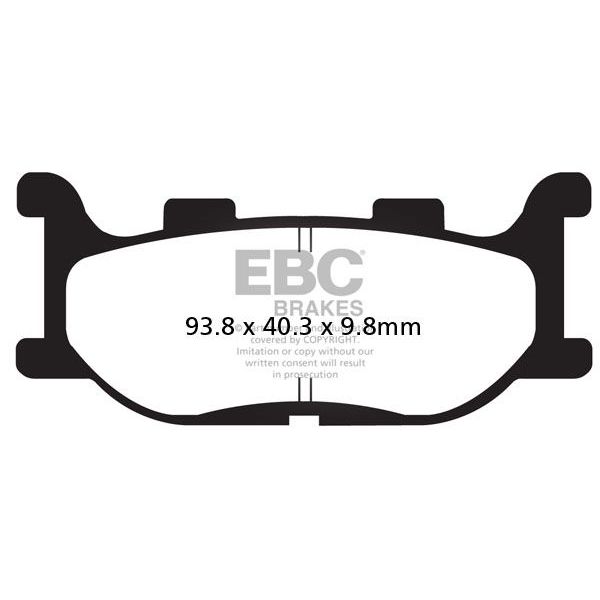 Pastillas de freno EBC EBC Carbone Scooter SFAC199 Pastillas de freno EBC EBC Carbone Scooter SFAC199