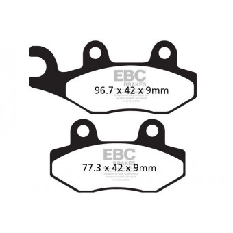 Pastillas de freno EBC EBC Carbone Scooter SFAC228 Pastillas de freno EBC EBC Carbone Scooter SFAC228