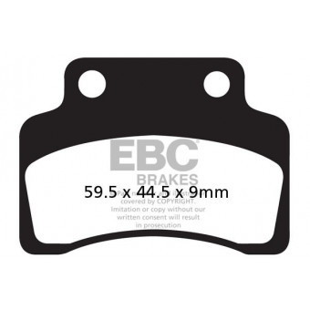 Pastillas de freno EBC EBC Carbone Scooter SFAC235 Pastillas de freno EBC EBC Carbone Scooter SFAC235
