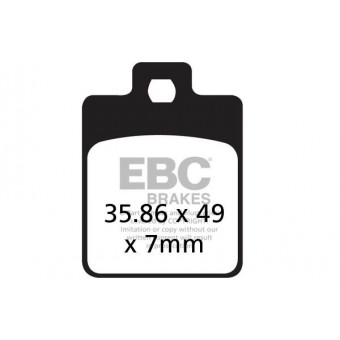 Pastillas de freno EBC EBC Carbone Scooter SFAC260 Pastillas de freno EBC EBC Carbone Scooter SFAC260