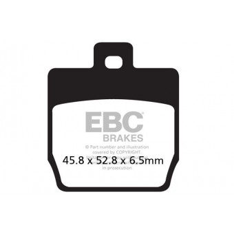 Pastillas de freno EBC EBC Carbone Scooter SFAC268 Pastillas de freno EBC EBC Carbone Scooter SFAC268