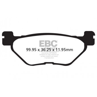 Pastillas de freno EBC EBC Carbone Scooter SFAC319 Pastillas de freno EBC EBC Carbone Scooter SFAC319