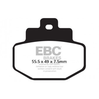 Pastillas de freno EBC EBC Carbone Scooter SFAC321 Pastillas de freno EBC EBC Carbone Scooter SFAC321