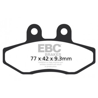 Pastillas de freno EBC EBC Carbone Scooter SFAC393 Pastillas de freno EBC EBC Carbone Scooter SFAC393