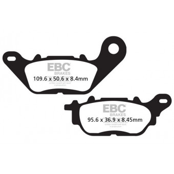 Pastillas de freno EBC EBC Carbone Scooter SFAC464 Pastillas de freno EBC EBC Carbone Scooter SFAC464