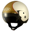 casco moto Roof Starter R06 Crema Oro Rojo