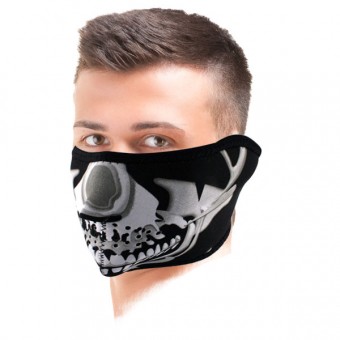 Braga Moto Zanheadgear Chrome Skull Braga Moto Zanheadgear Chrome Skull