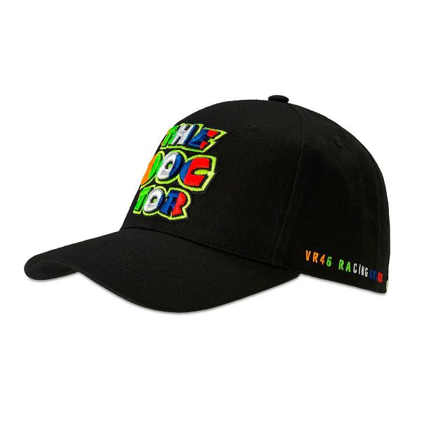 Gorras Moto VR 46 Cap 1 Classic Stripes Black
