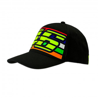 Gorras Moto VR 46 Cap 2 Classic Stripes Black