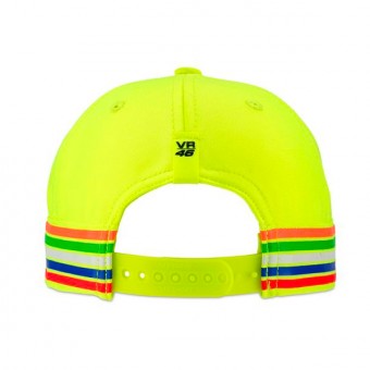 VR 46 Cap Kid Stripes Amarillo