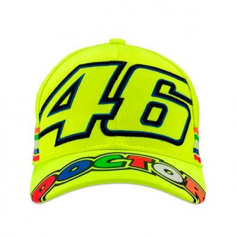 VR 46 Cap Kid Stripes Amarillo