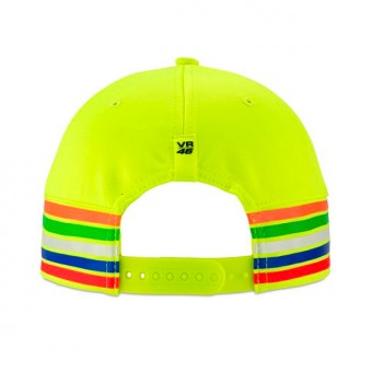 VR 46 Cap Stripes VR46 Amarillo Fosforescente