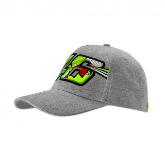 Gorras Moto VR 46 Cap Woman Classic Pop Art Grey