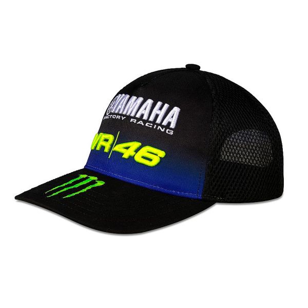 Gorras Moto VR 46 Cap Yamaha Dual Black