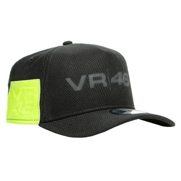 Gorras Moto Dainese VR46 9forty Cap Black Yellow Fluo