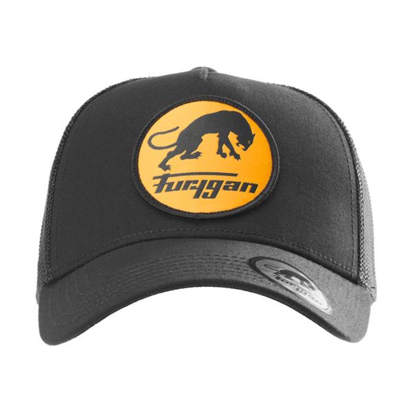 Furygan Trucker Logo Negro Amarillo Fury