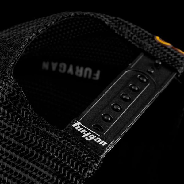 Furygan Trucker Logo Negro Amarillo Fury