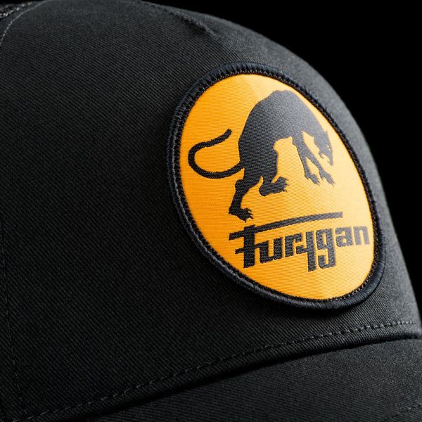Furygan Trucker Logo Negro Amarillo Fury