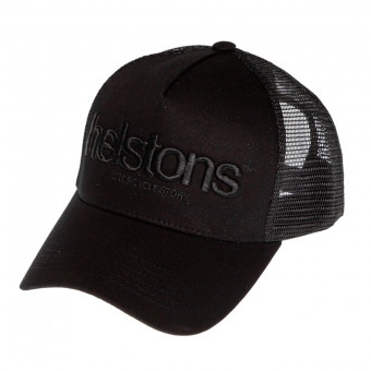Gorras Moto Helstons Logo Black Black