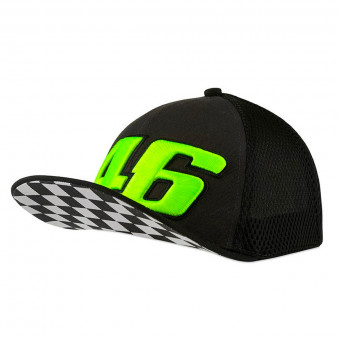 Gorras Moto VR 46 Race Black Yellow Gorras Moto VR 46 Race Black Yellow