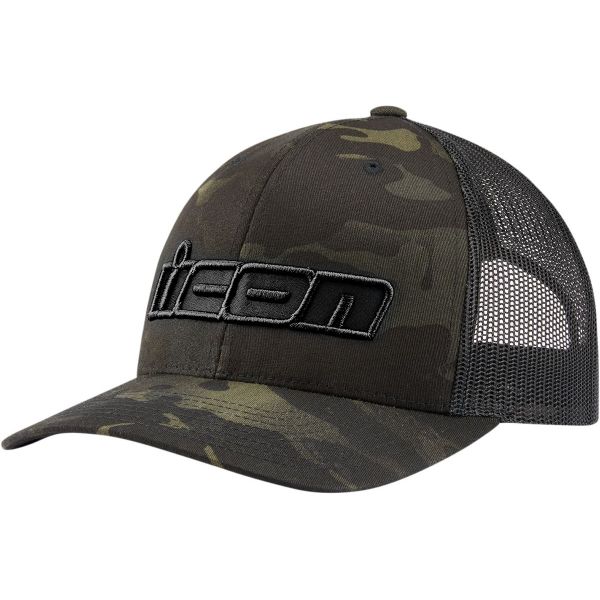 Gorras Moto ICON MC Punch Hat Black Camo Gorras Moto ICON MC Punch Hat Black Camo