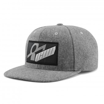 Gorras Moto ICON Siq Whooly Hat Gris