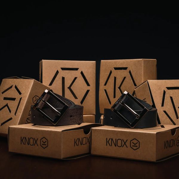 Knox Cinturón Piel Mujer Negro Knox