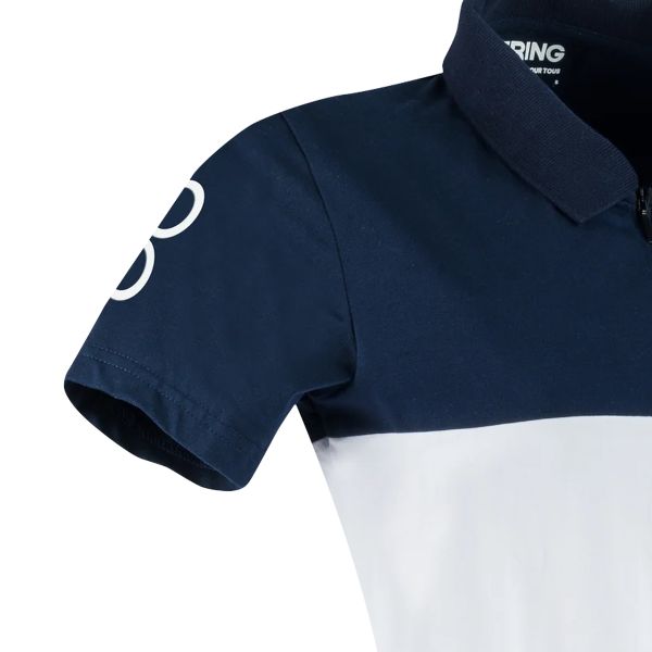 Bering Polo de mujer 2023 Navy blanco