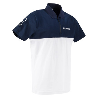 Polos Moto Bering Polo 2023 Hombre Azul marino blanco