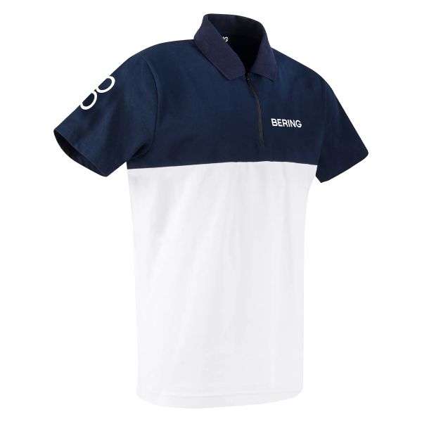 Polos Moto Bering Polo 2023 Hombre Azul marino blanco