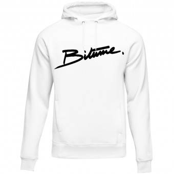 Jerseys Moto 100% Bitume Hoodie Signature Big White