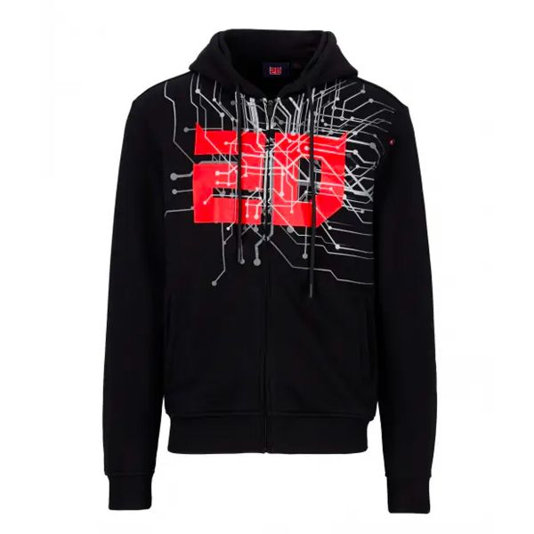 Jerseys Moto FABIO QUARTARARO Zipped Hoodie Cyber 20 Black