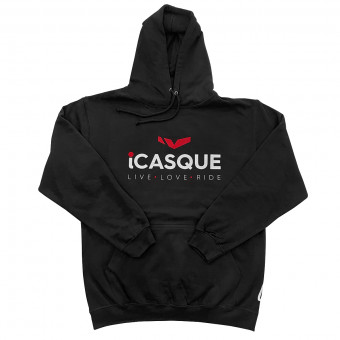 Jerseys Moto iCasque iCasque Hoodie Live Love Ride Black Jerseys Moto iCasque iCasque Hoodie Live Love Ride Black