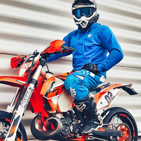 Kikaninac Sweat Hoodie Supermot Azul