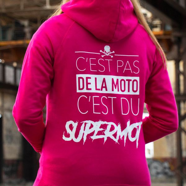 Jersey Sudadera Kikaninac Sweat Hoodie Supermot Rosa Envio Inmediato iCasque.es
