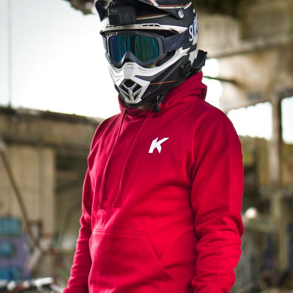 Kikaninac Sweat Hoodie Supermot Rojo