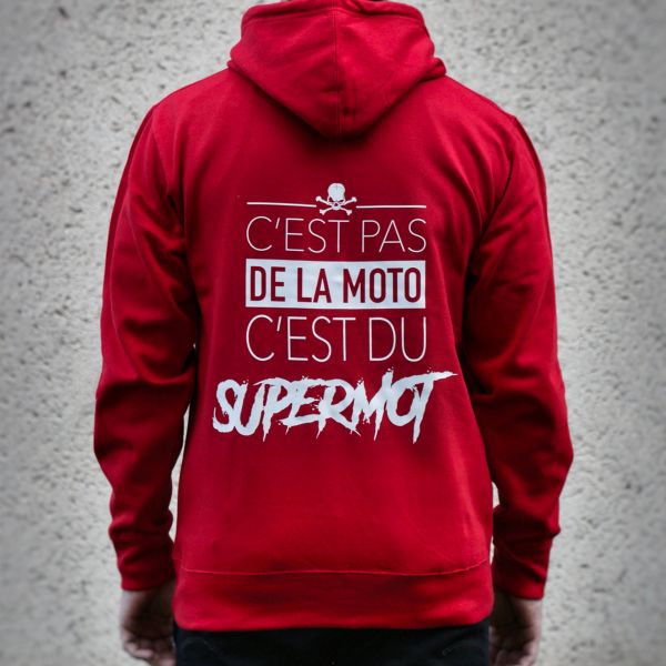 Kikaninac Sweat Hoodie Supermot Rojo