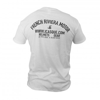 Camisetas Moto iCasque French Riviera Motor White