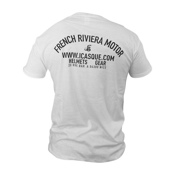 Camisetas Moto iCasque French Riviera Motor White Camisetas Moto iCasque French Riviera Motor White