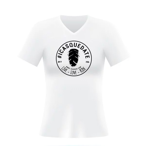 Camisetas Moto iCasque Icasquedate2 Lady Camisetas Moto iCasque Icasquedate2 Lady
