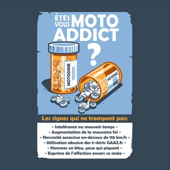 Gaaz Moto Addict (Azul Gris)