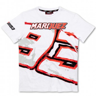 Camisetas Moto Marquez 93 T-Shirt White MM93
