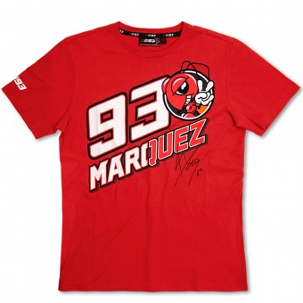 Camisetas Moto Marquez 93 T-Shirt Red MM93