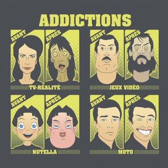 Gaaz Addictions (Gris Oscuro)