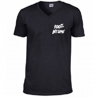 Camisetas Moto 100% Bitume Asphalt Black