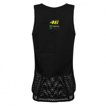 VR 46 Camiseta de Tirantes Lady Monza Monster VR46 Negra