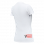 Camisetas Moto Dainese Logo Lady White Black